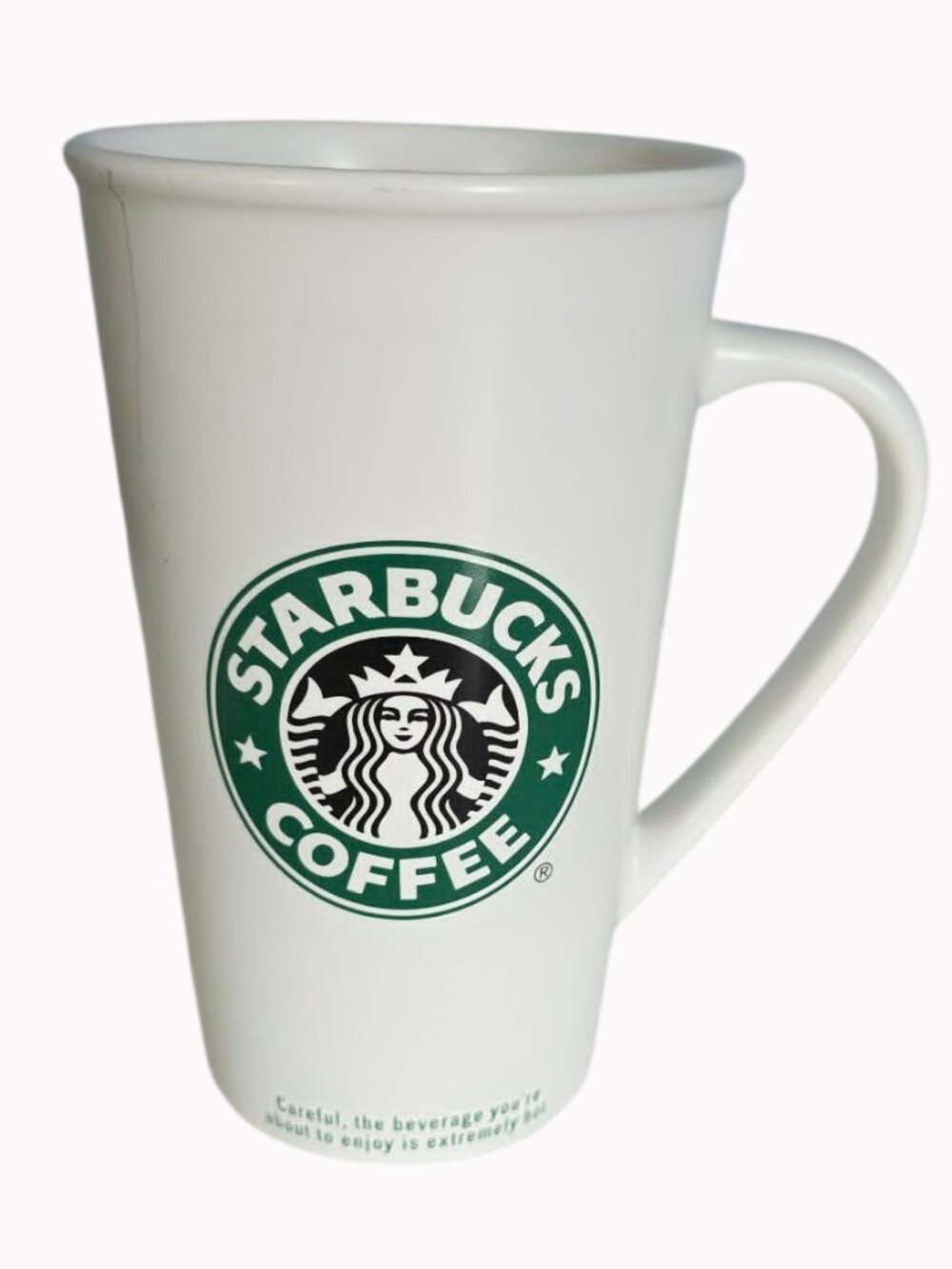 Vintage Starbucks Classic Siren White Ceramic Tall Coffee Mug